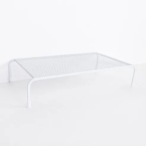 디모어 메탈 심플 모니터 노트북 받침대 화이트
